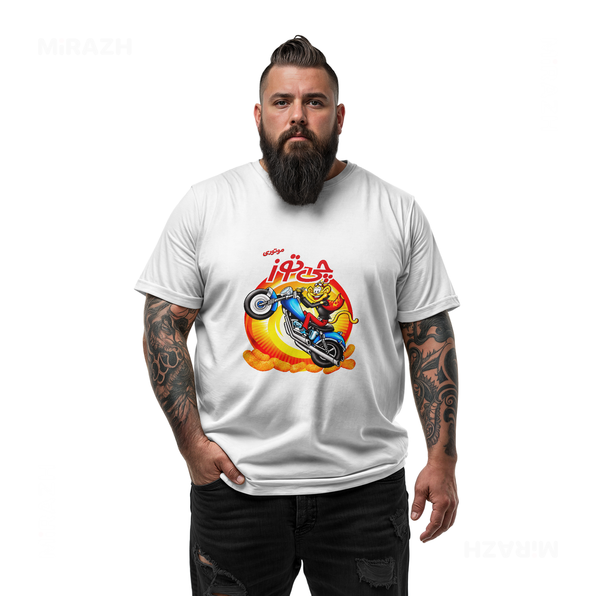 CheetozMotori Adult T Shirt 05 White