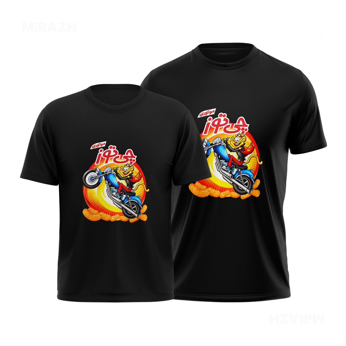 CheetozMotori Couple T Shirt 01 Black