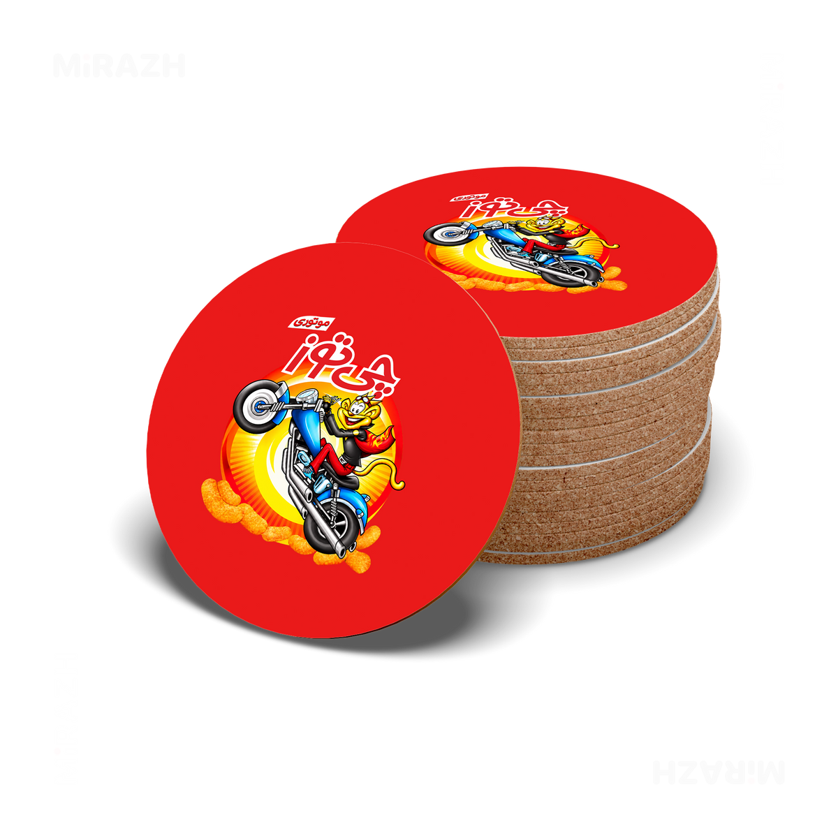 CheetozMotori High Gloss Coaster 06 Round
