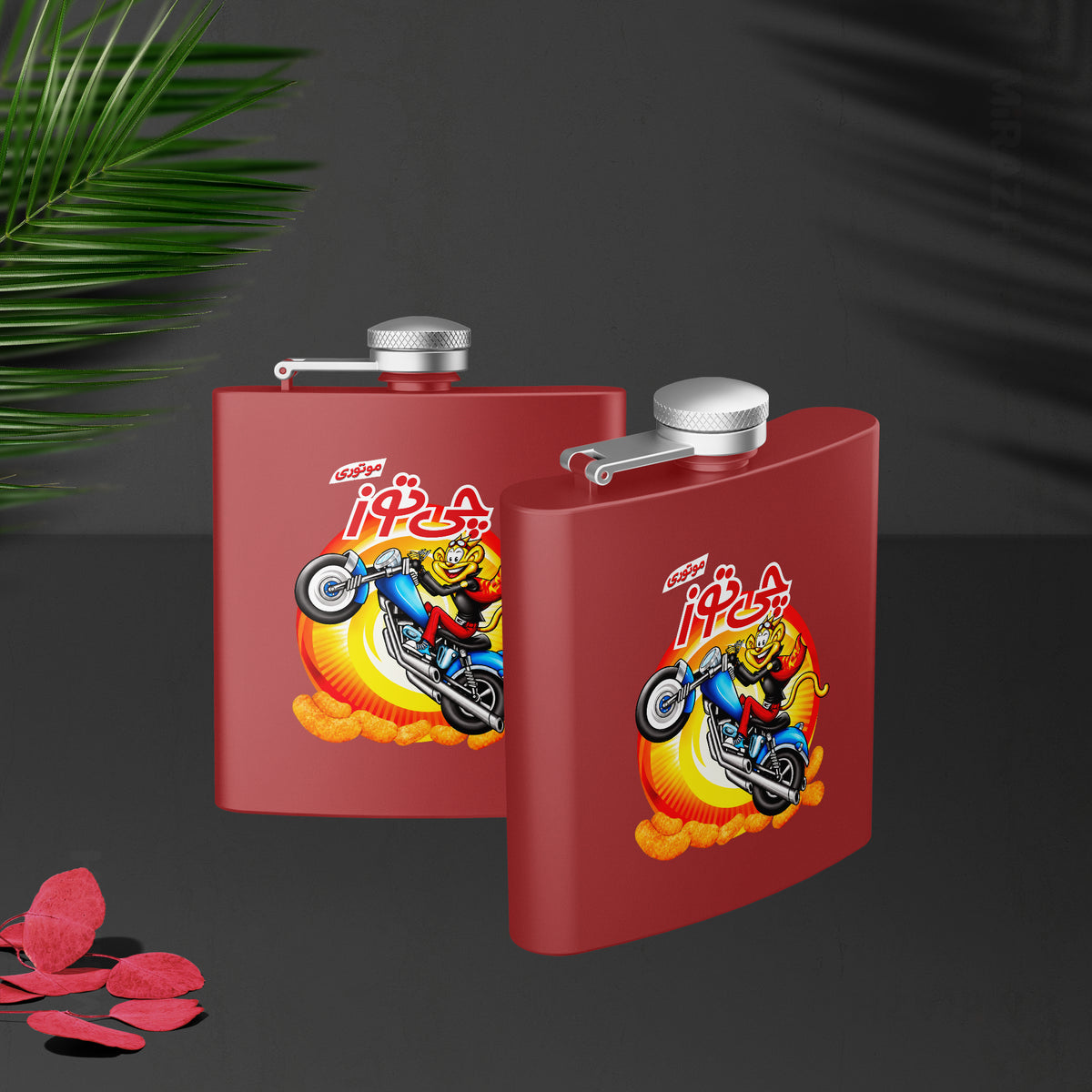 CheetozMotori Hip Flasks 02 Red