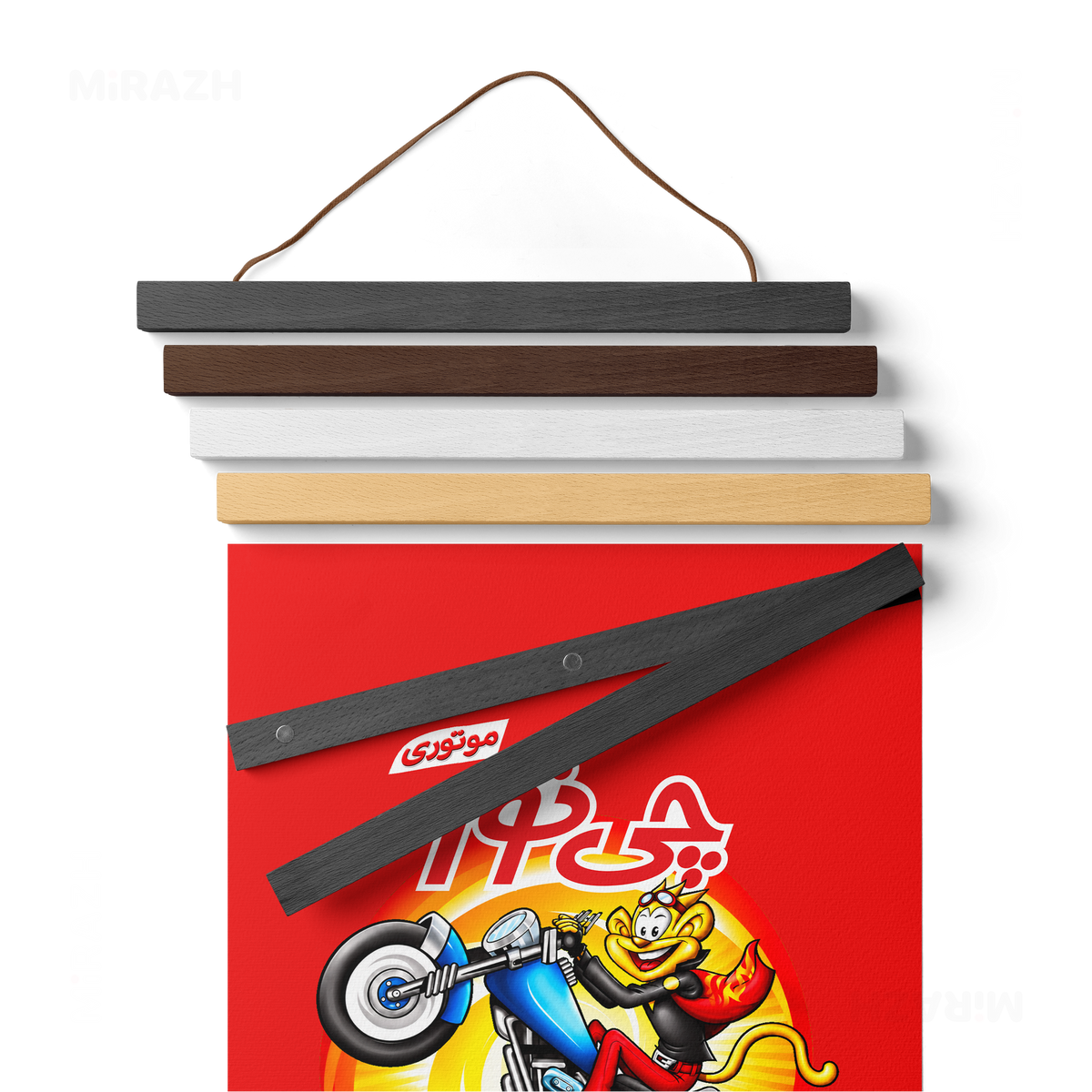CheetozMotori Magnetic Hanger Poster 02 Black Wood