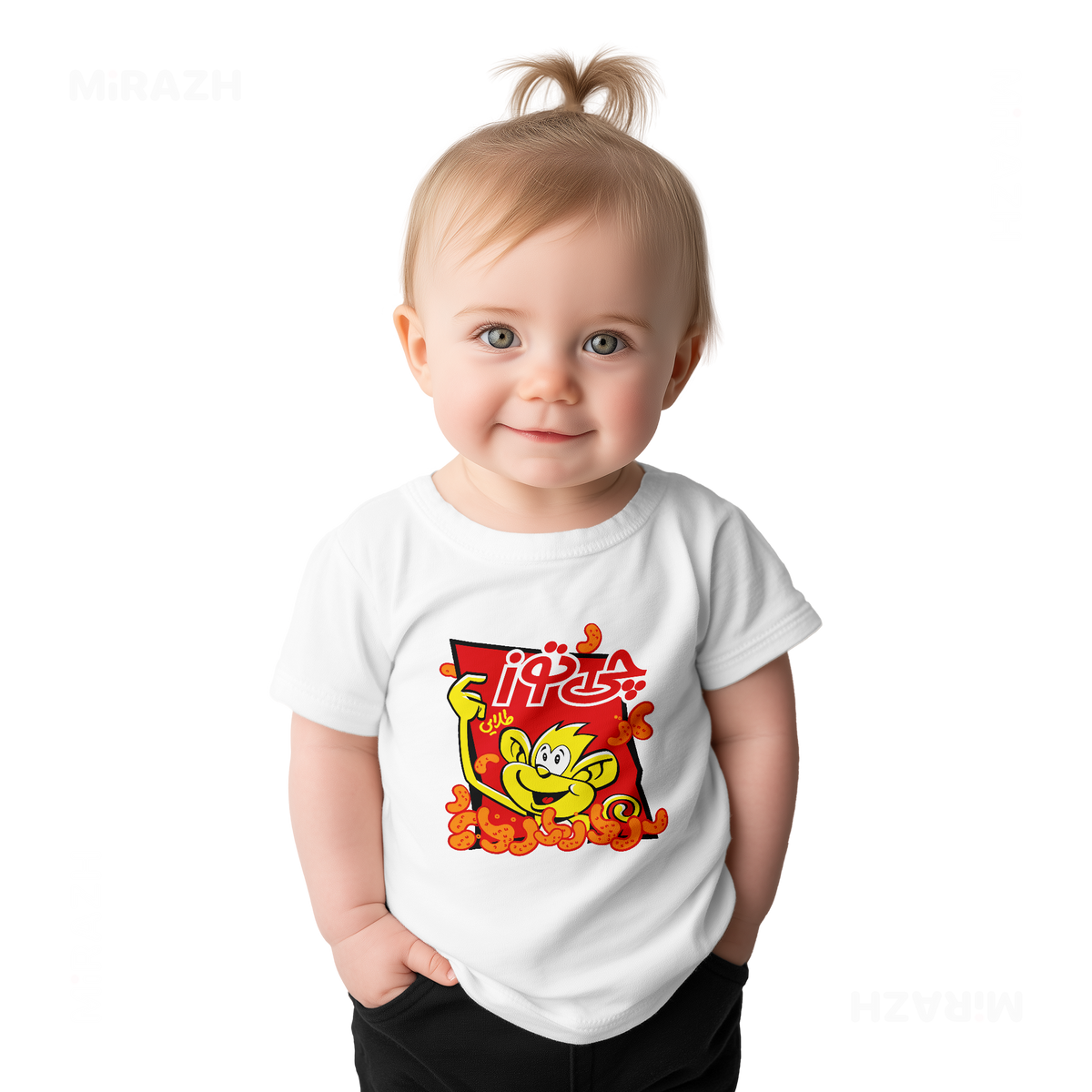 CheetozTalaei Baby T Shirt 02 White