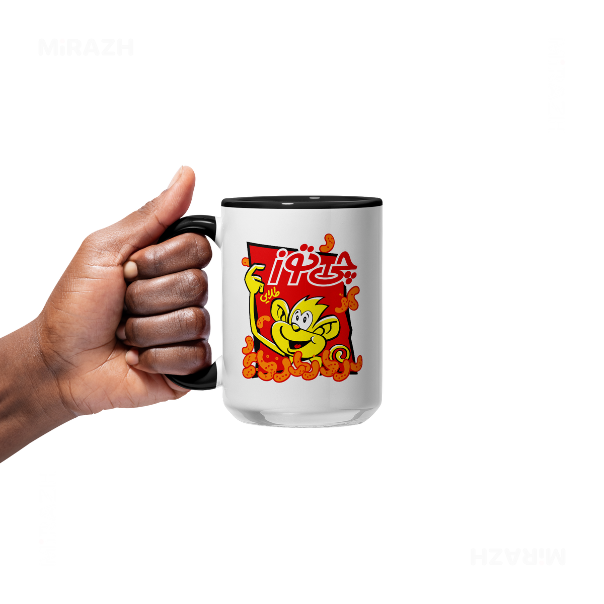 CheetozTalaei Ceramic Mug 05 White Black