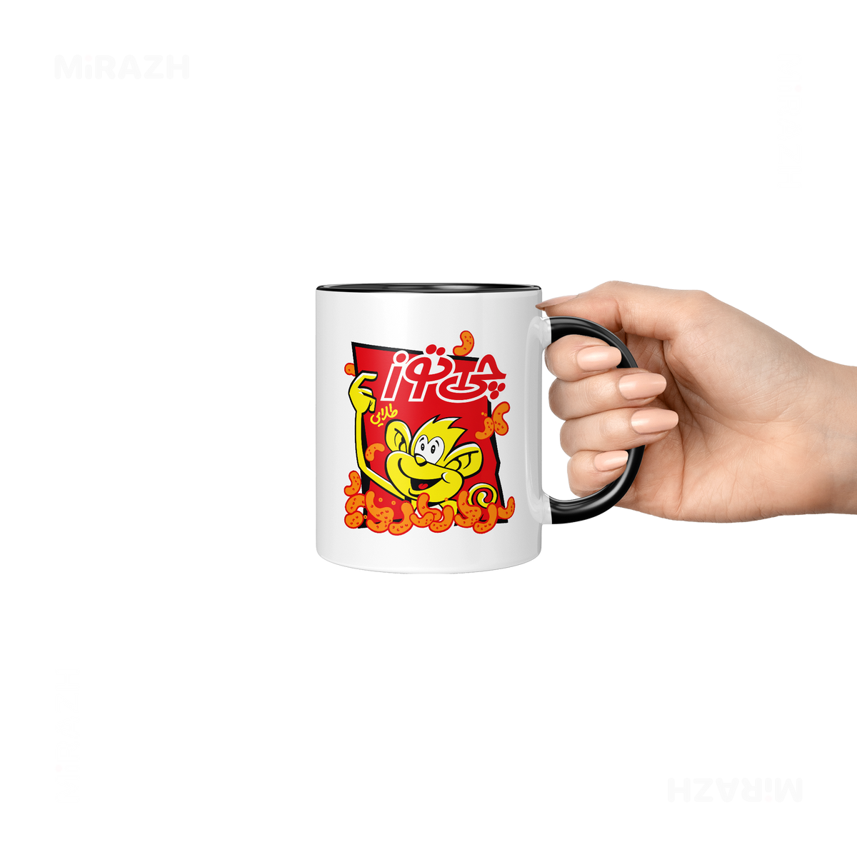 CheetozTalaei Ceramic Mug 06 White Black