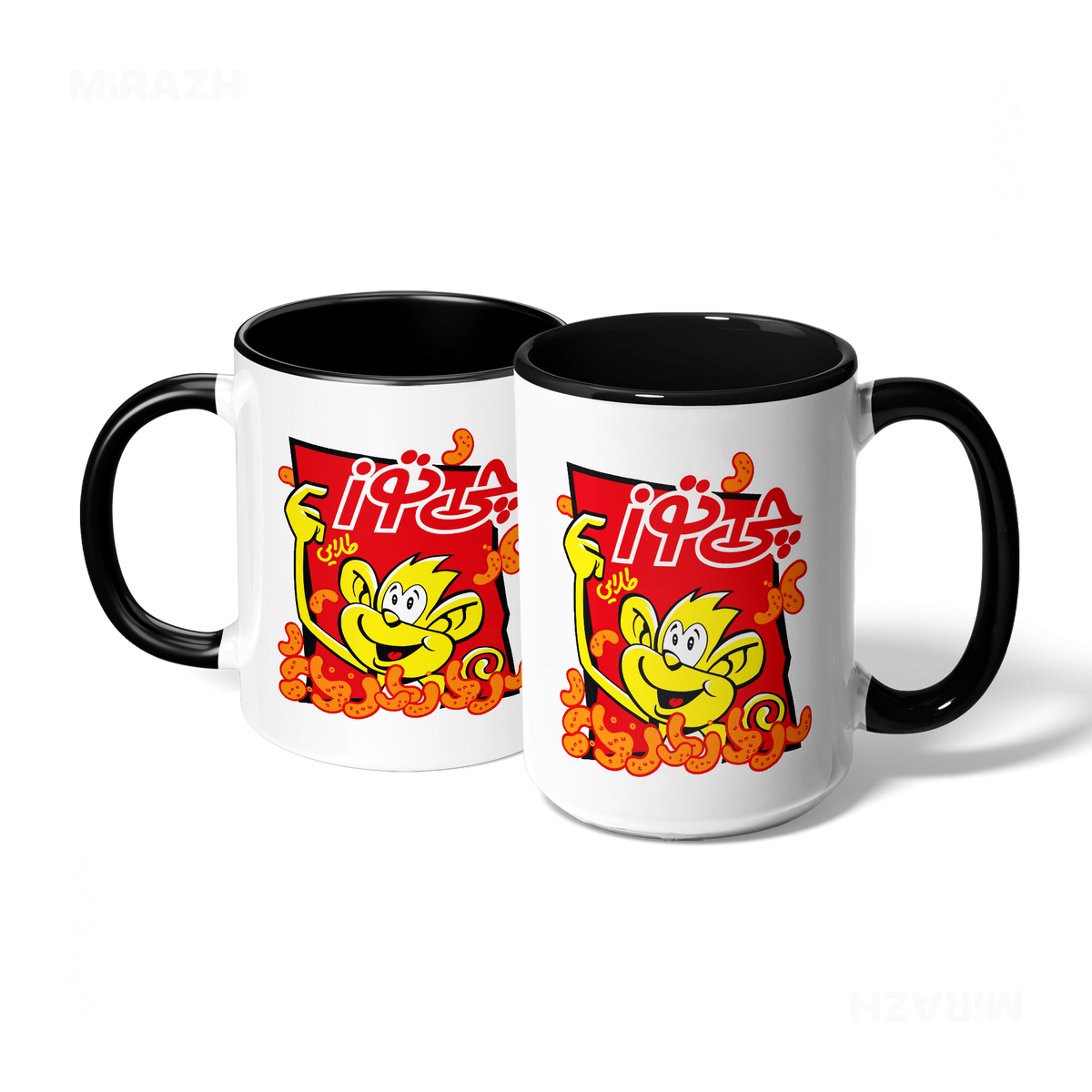CheetozTalaei Ceramic Mug 07 White Black