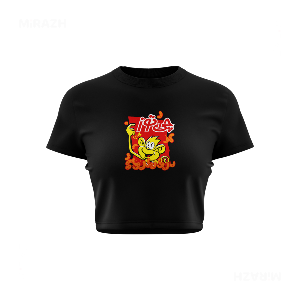 CheetozTalaei Fitted Crop Top 01 Black