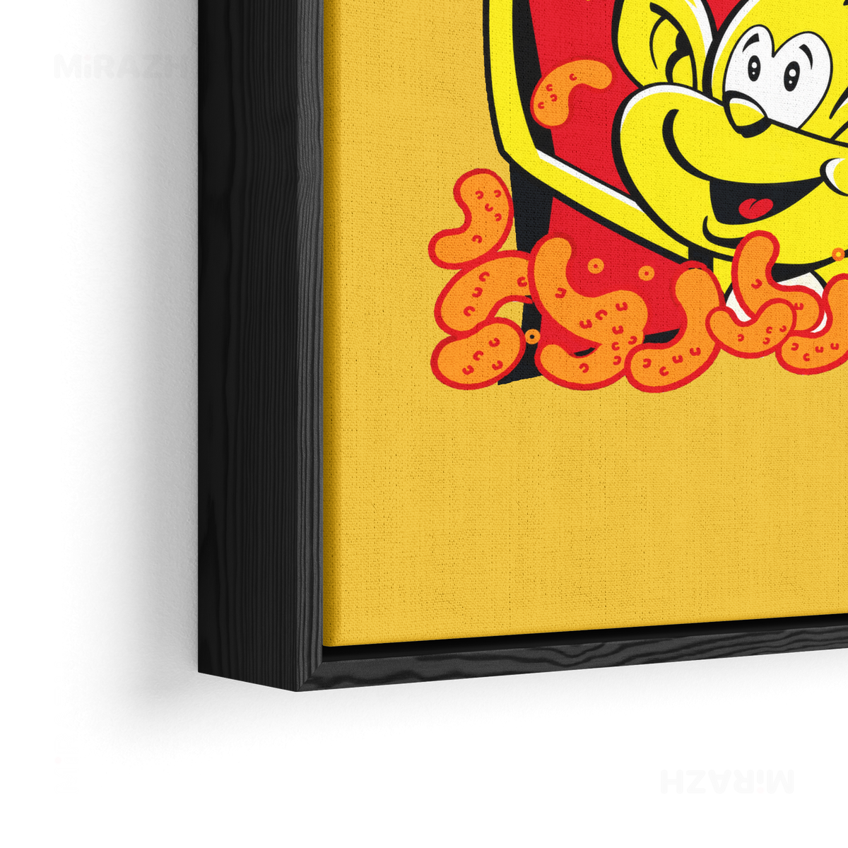 CheetozTalaei Framed Canvas 02 Black Wood