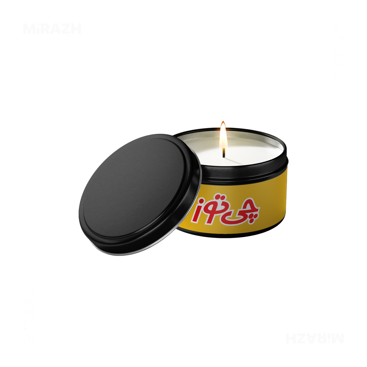 CheetozTalaei Tin Candle 01 Black