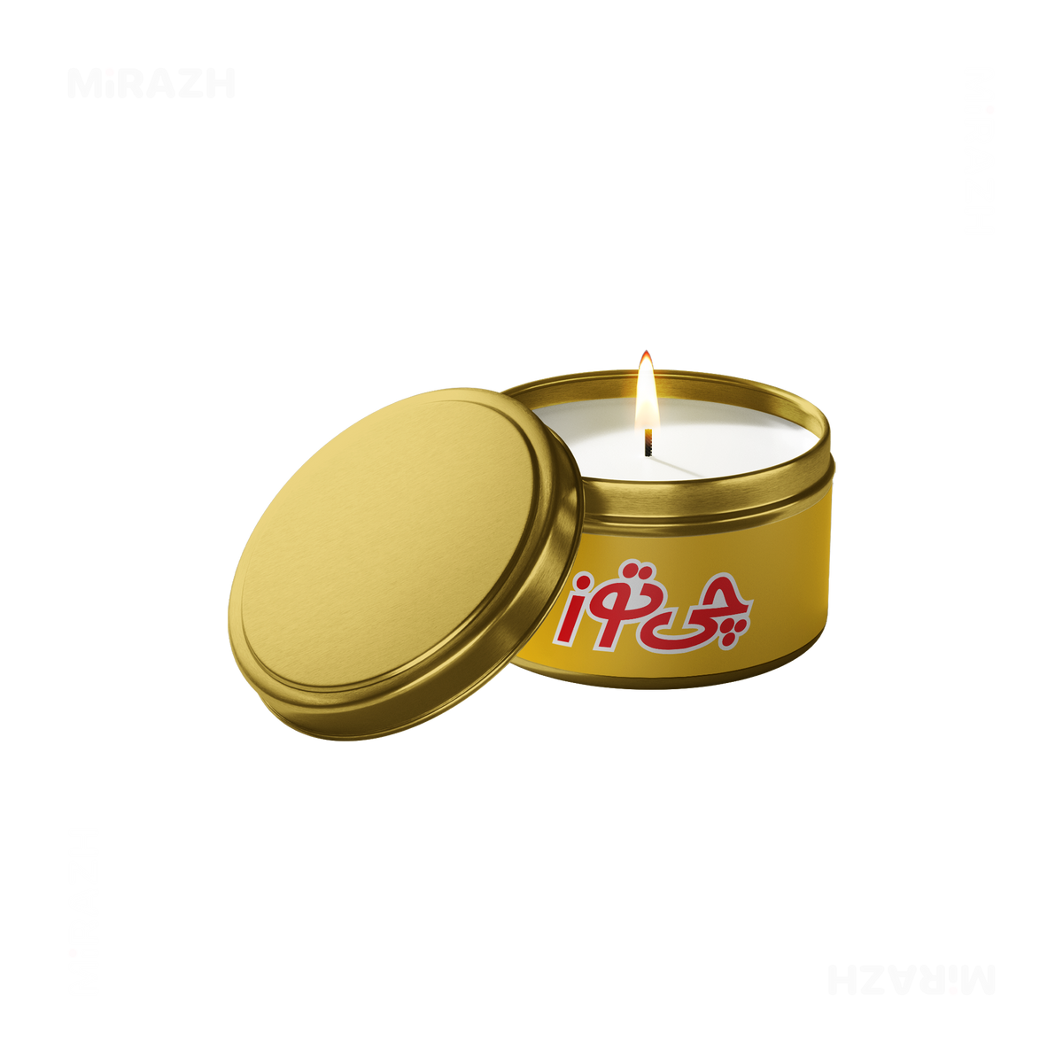CheetozTalaei Tin Candle 01 Gold