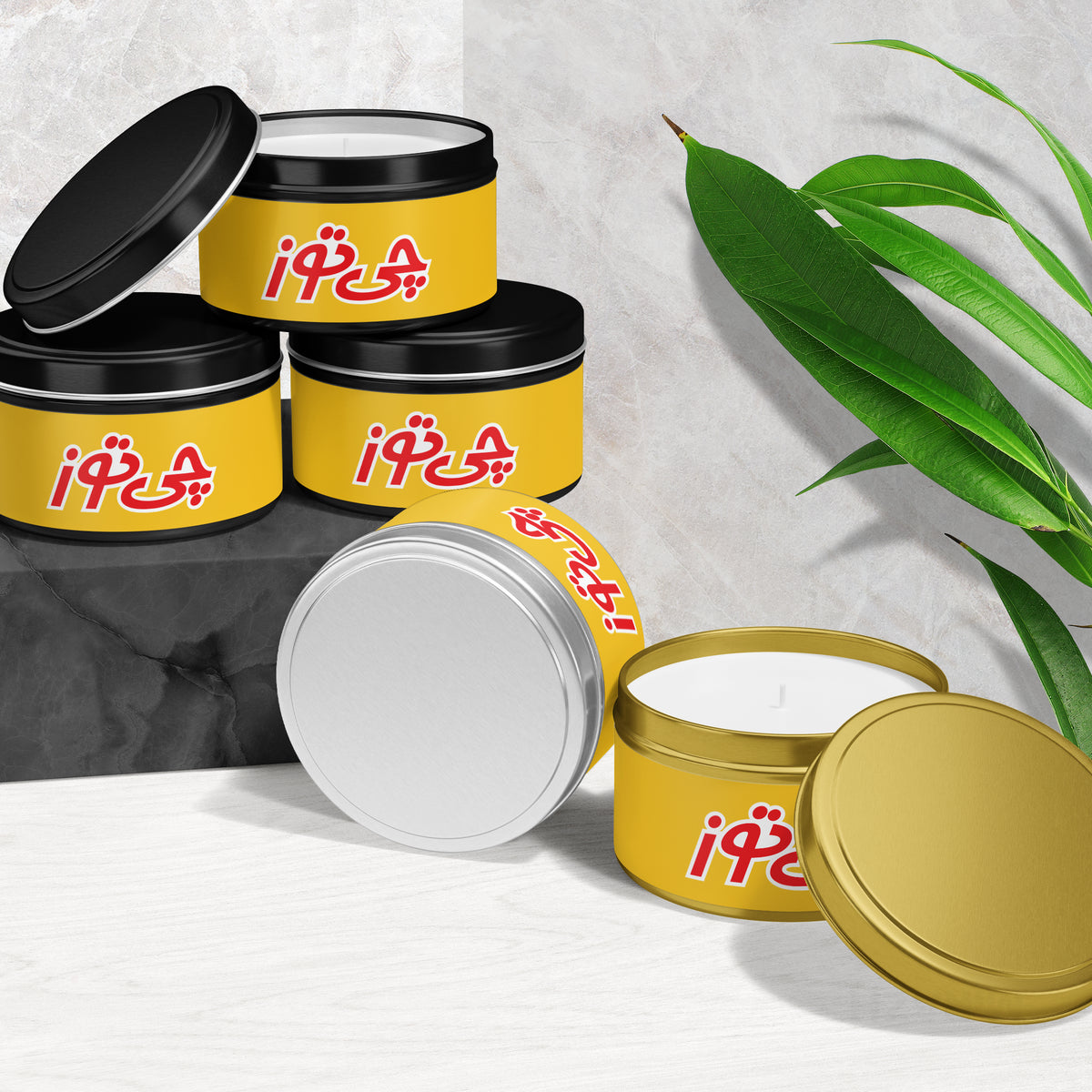 CheetozTalaei Tin Candle 02 Black