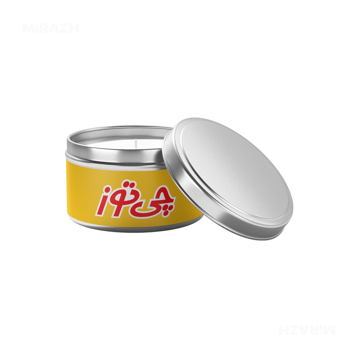 CheetozTalaei Tin Candle 03 Silver