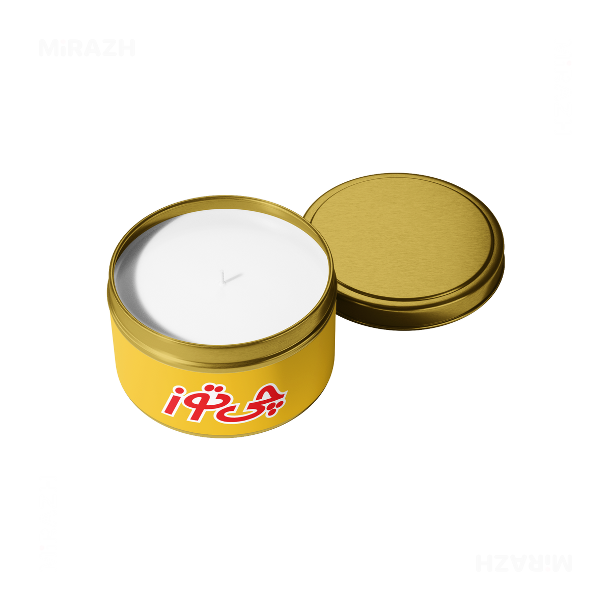 CheetozTalaei Tin Candle 05 Gold