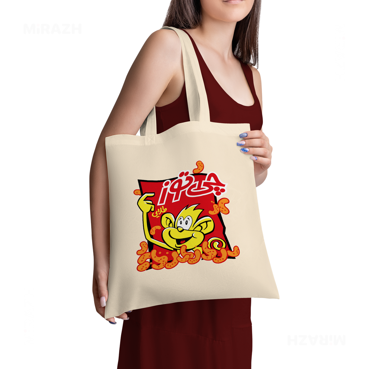 CheetozTalaei Tote Bags 02 Natural