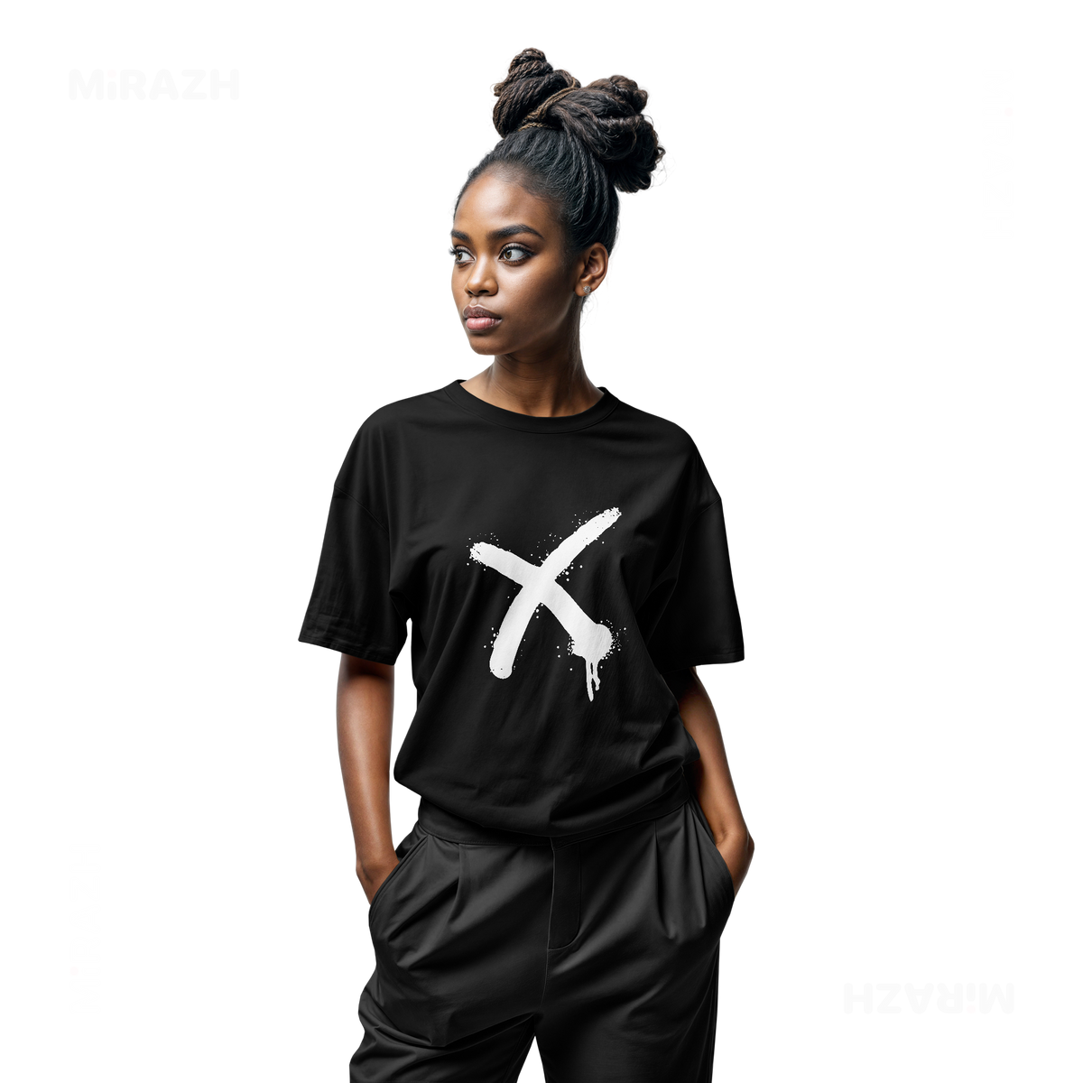 CrossMark Adult T Shirt 04 Black