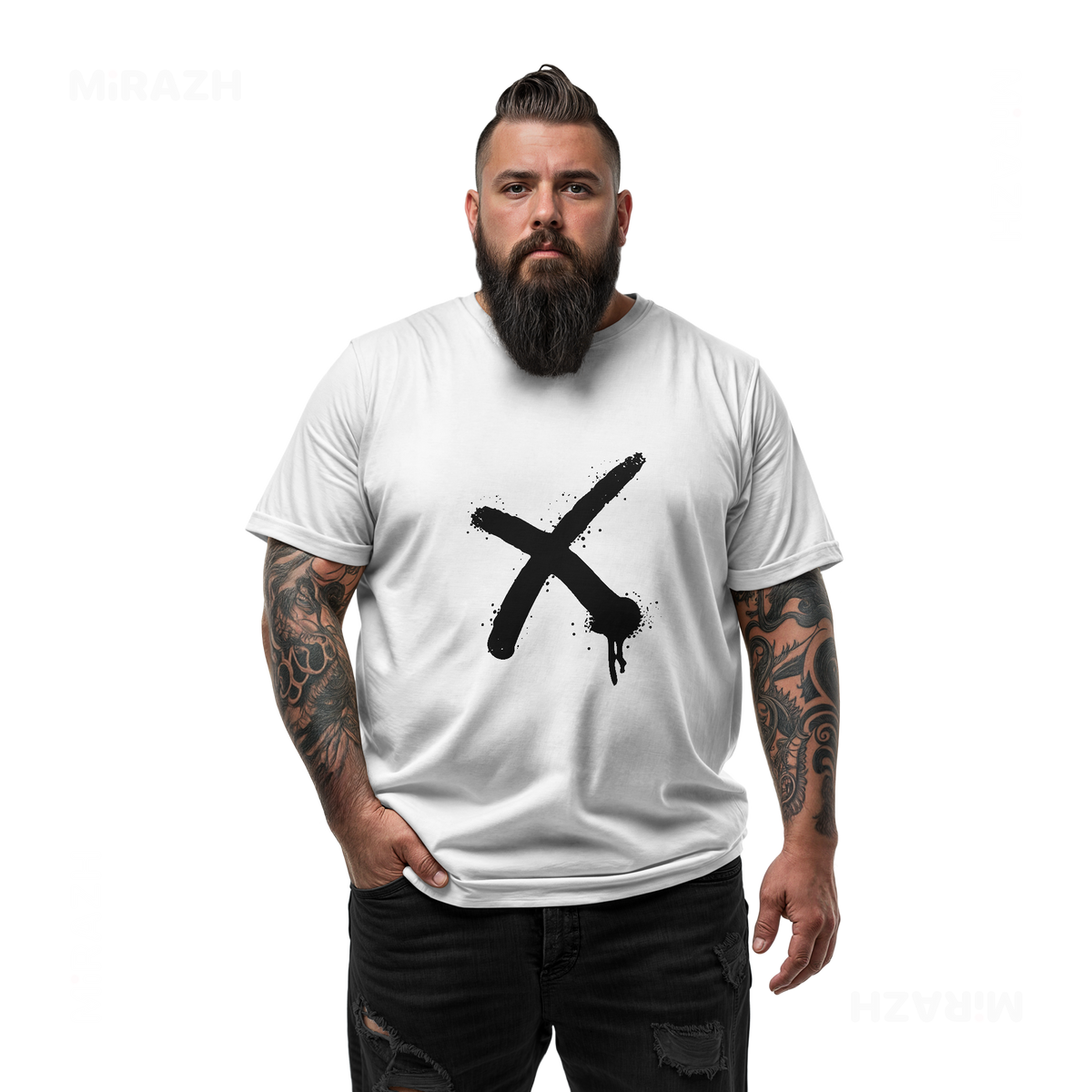 CrossMark Adult T Shirt 05 White
