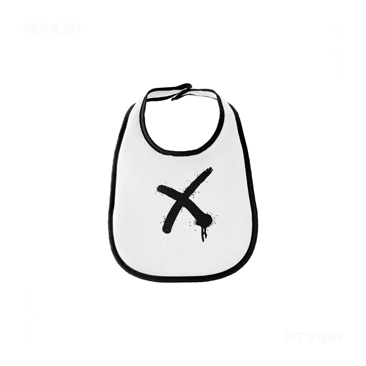 CrossMark Baby Bibs 01 White Black