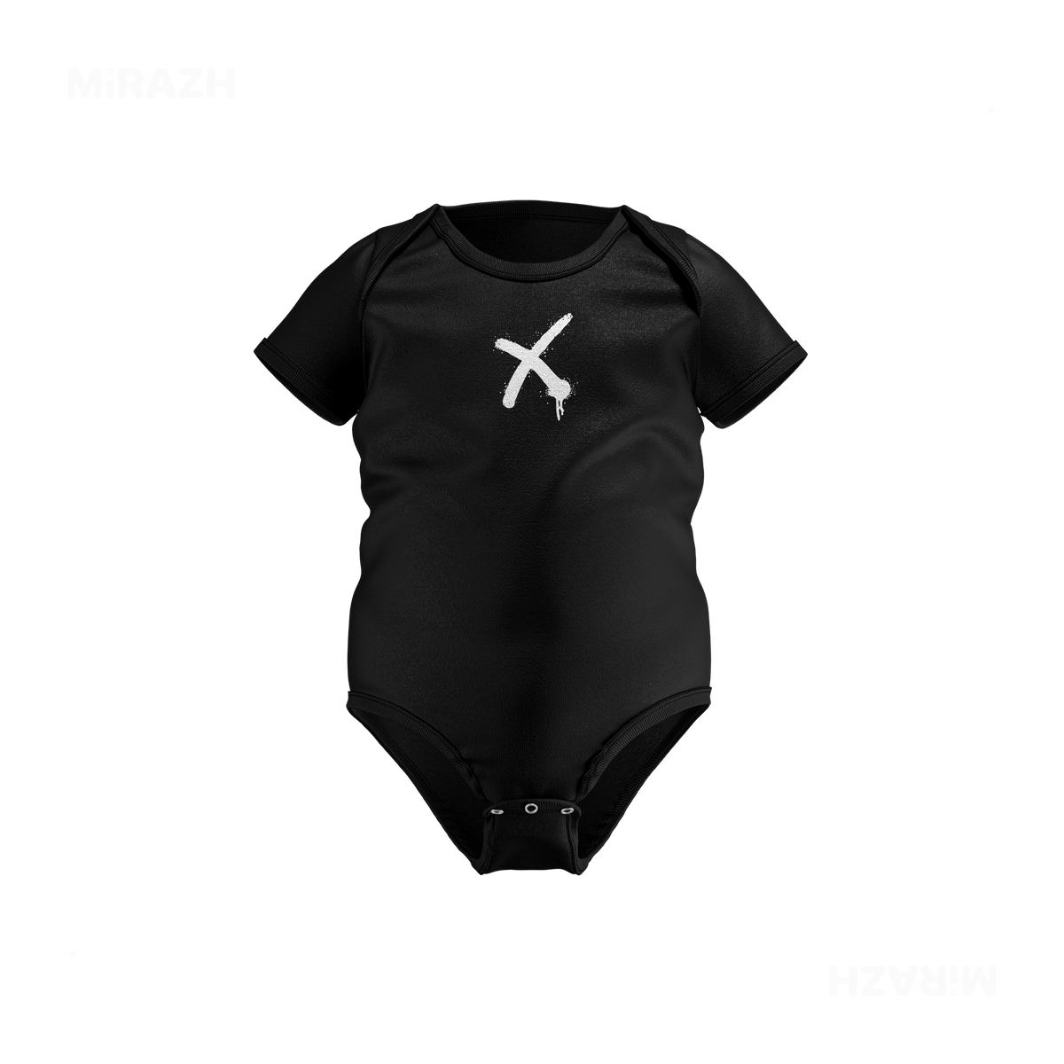 CrossMark Baby Onesies 01 Black