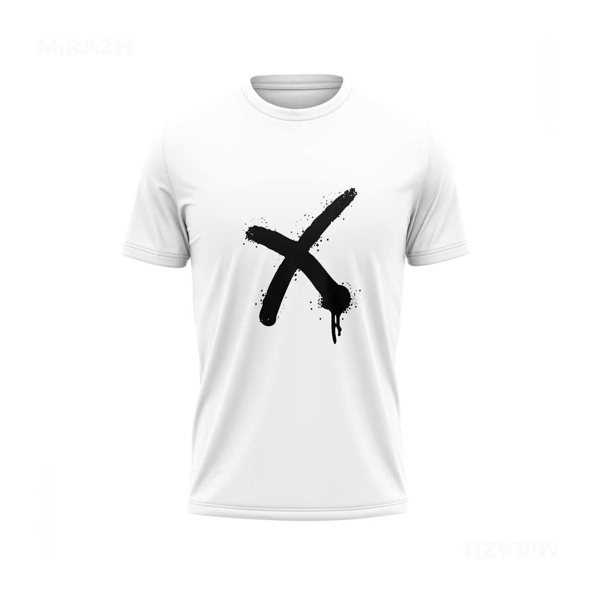CrossMark Couple T Shirt 04 White
