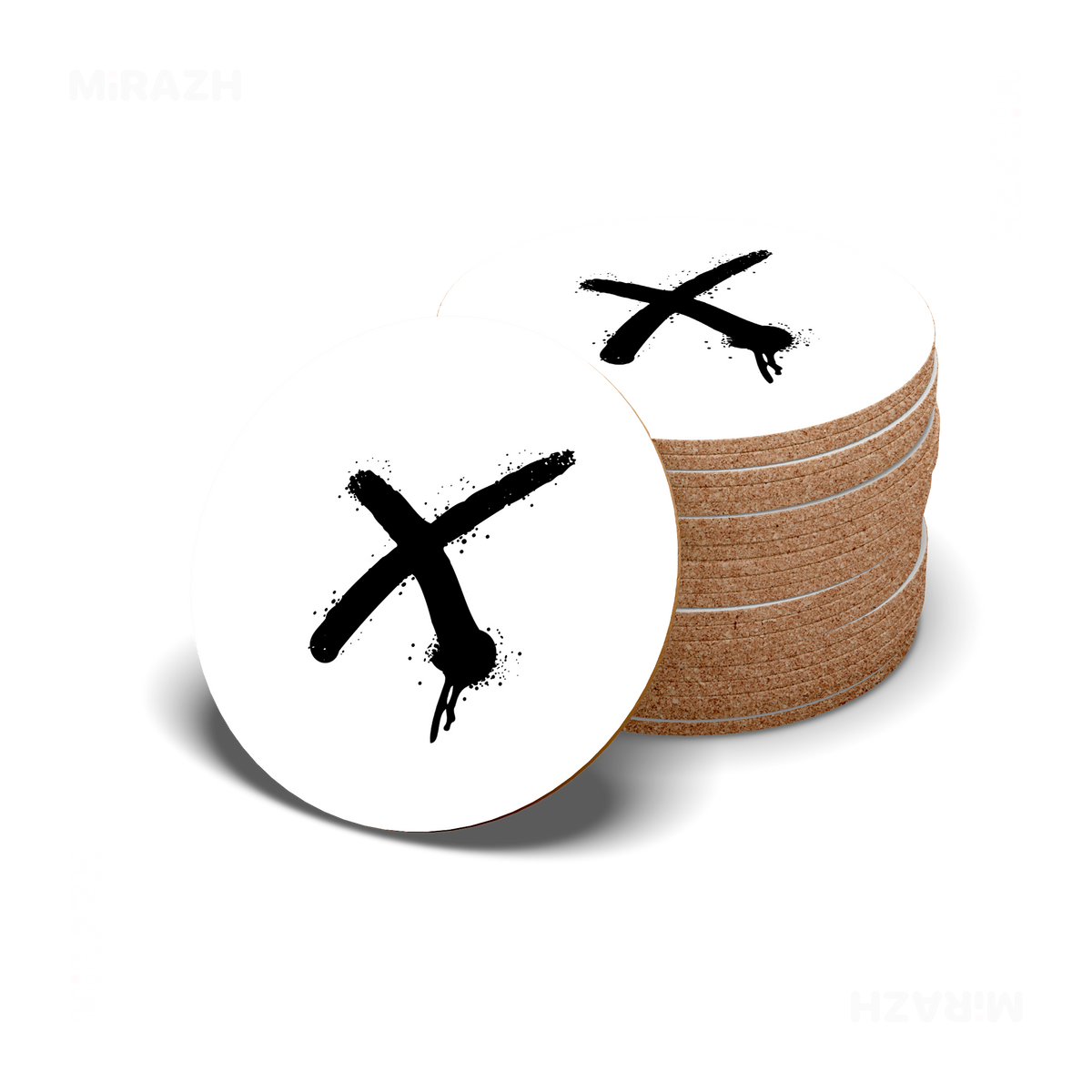 CrossMark High Gloss Coaster 06 Round