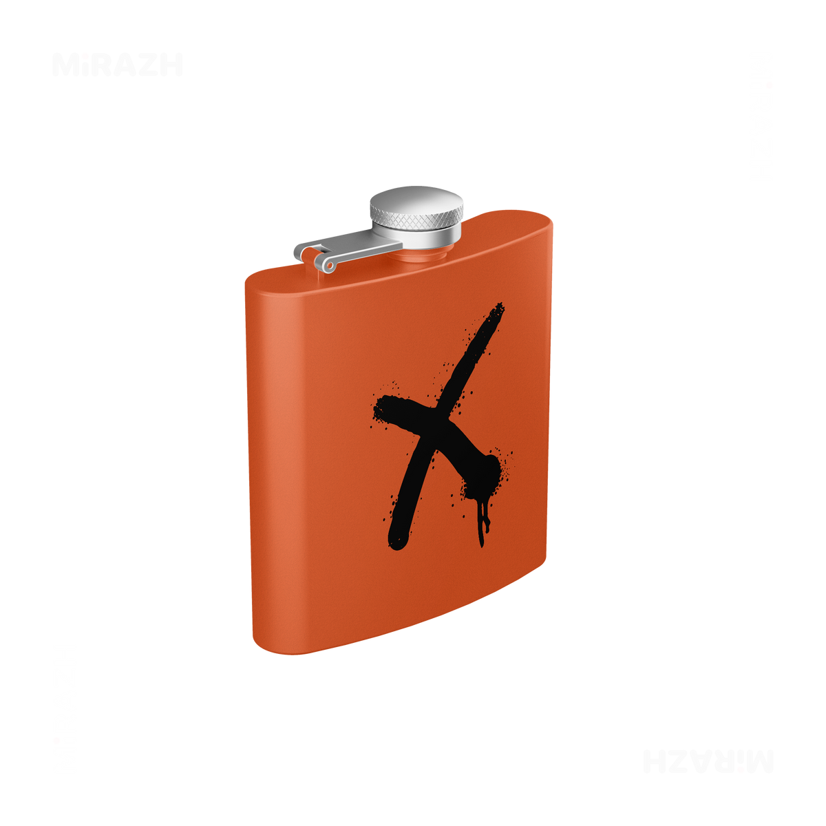 CrossMark Hip Flasks 03 Orange