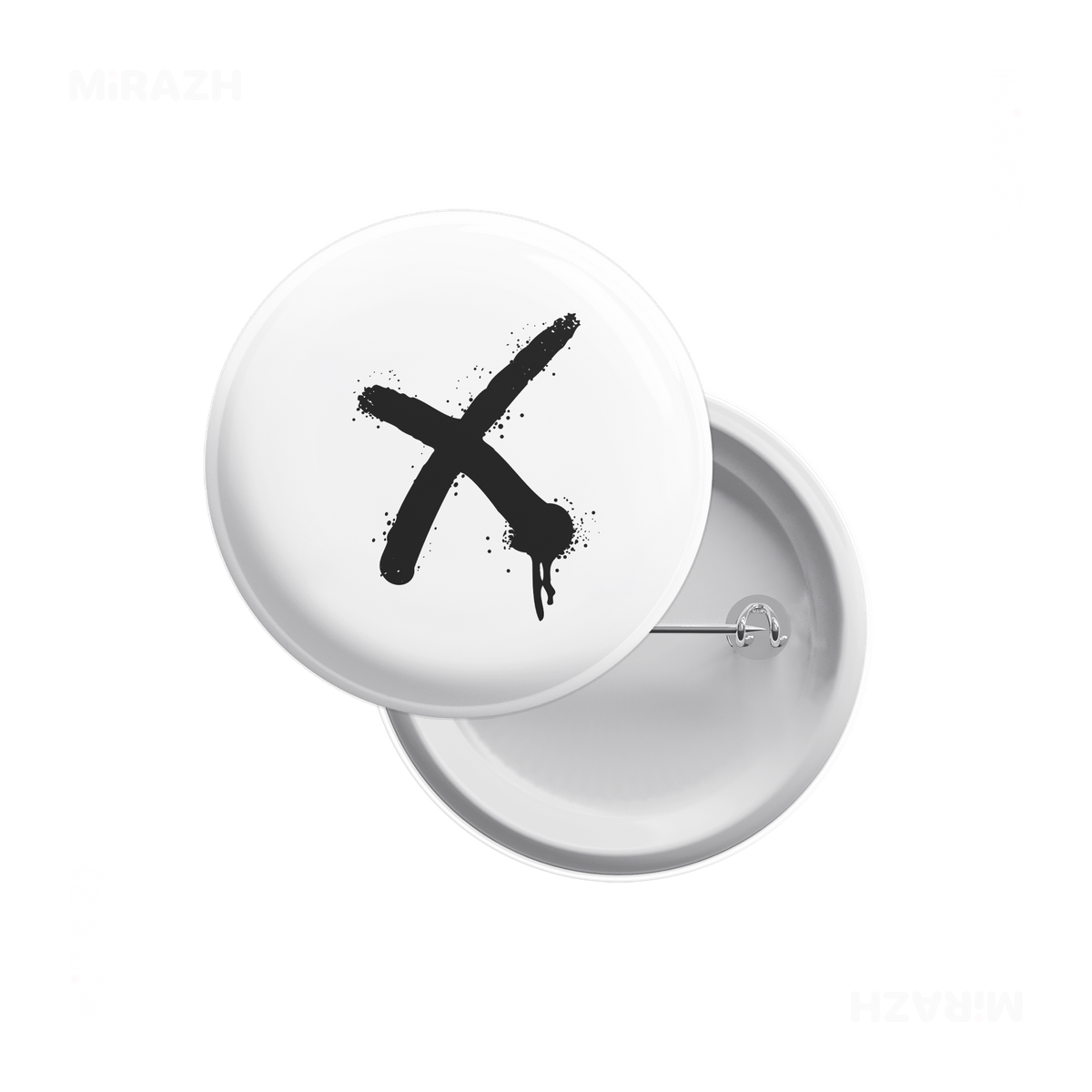 CrossMark Pin Buttons 01 Round