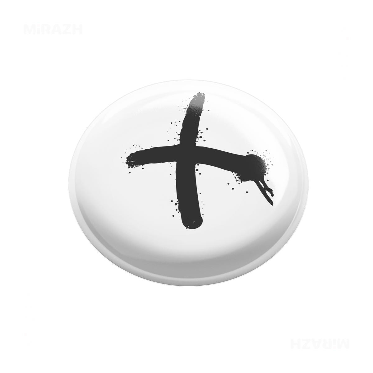 CrossMark Pin Buttons 03 Round