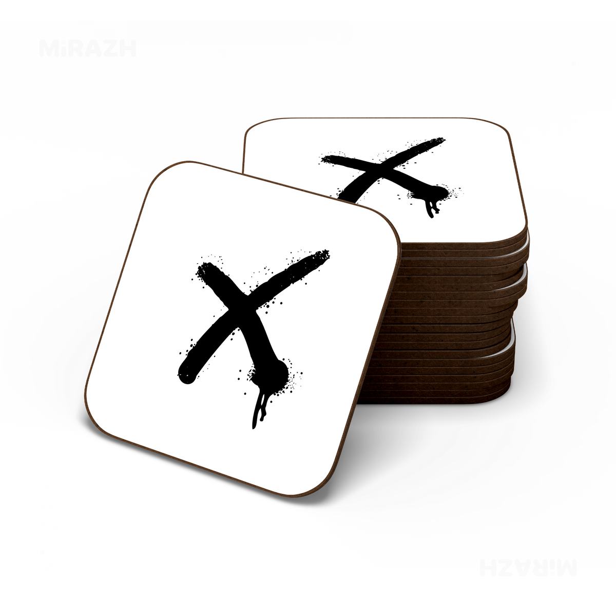 CrossMark Semi Glossy Coaster 06