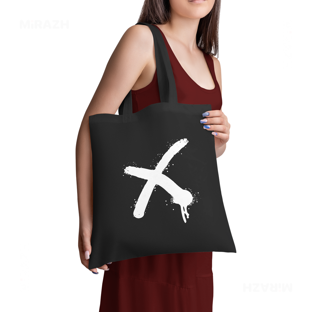 CrossMark Tote Bags 02 Black