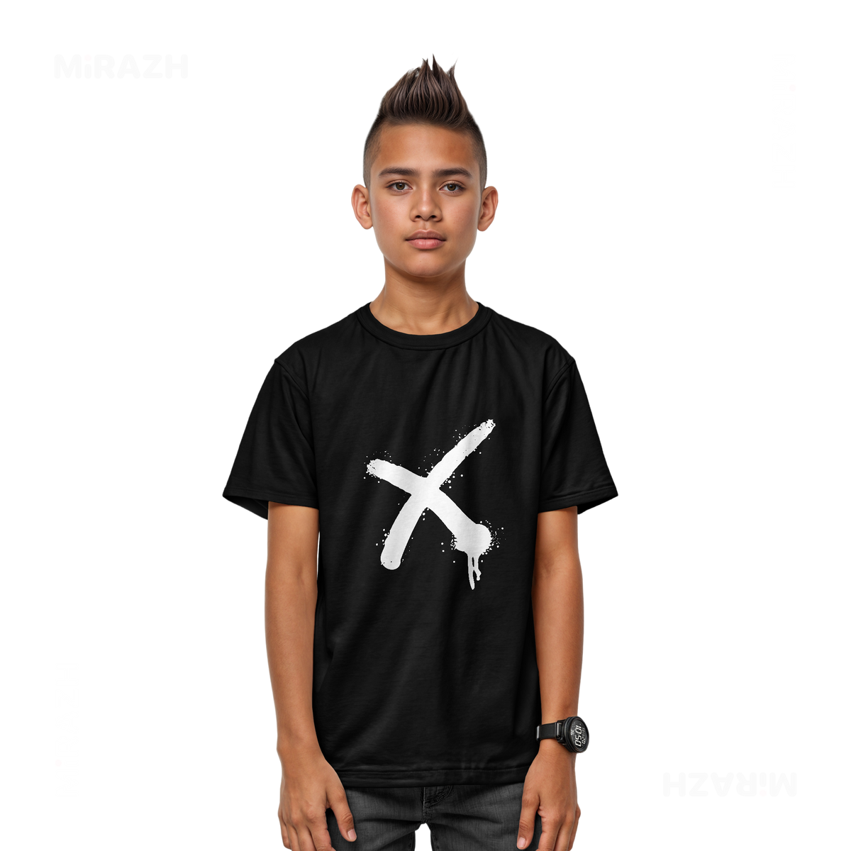 CrossMark Youth T Shirt 03 Black