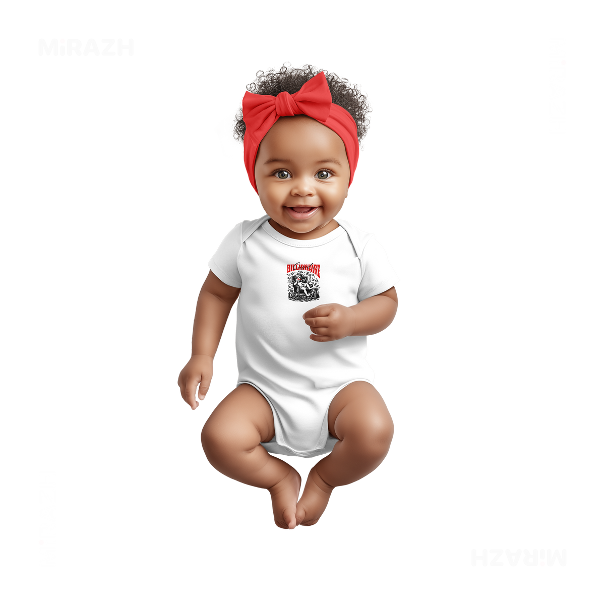 CupidCashThrone Baby Onesies 04 White