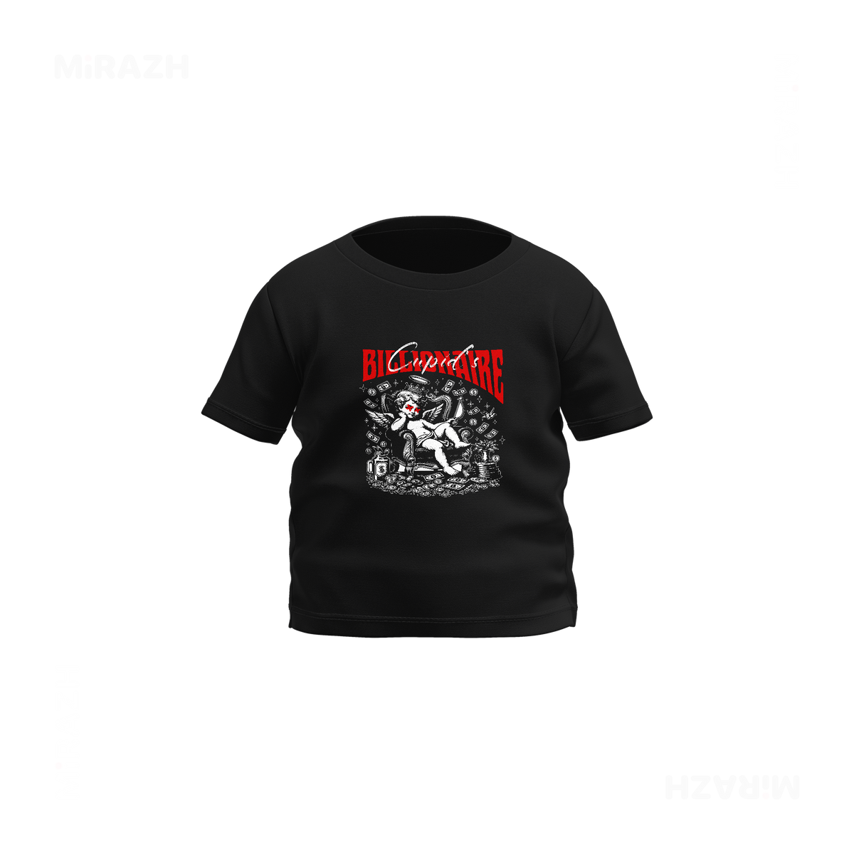 CupidCashThrone Baby T Shirt 01 Black