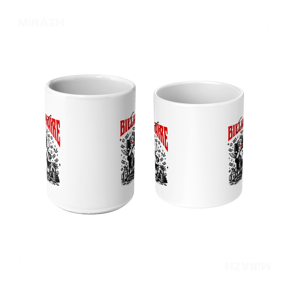 CupidCashThrone Ceramic Mug 09 White