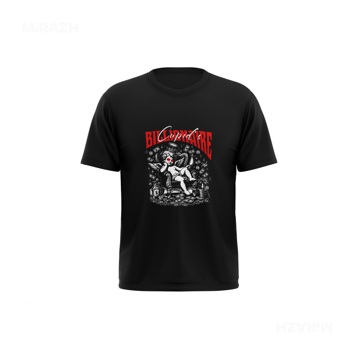 CupidCashThrone Couple T Shirt 03 Black