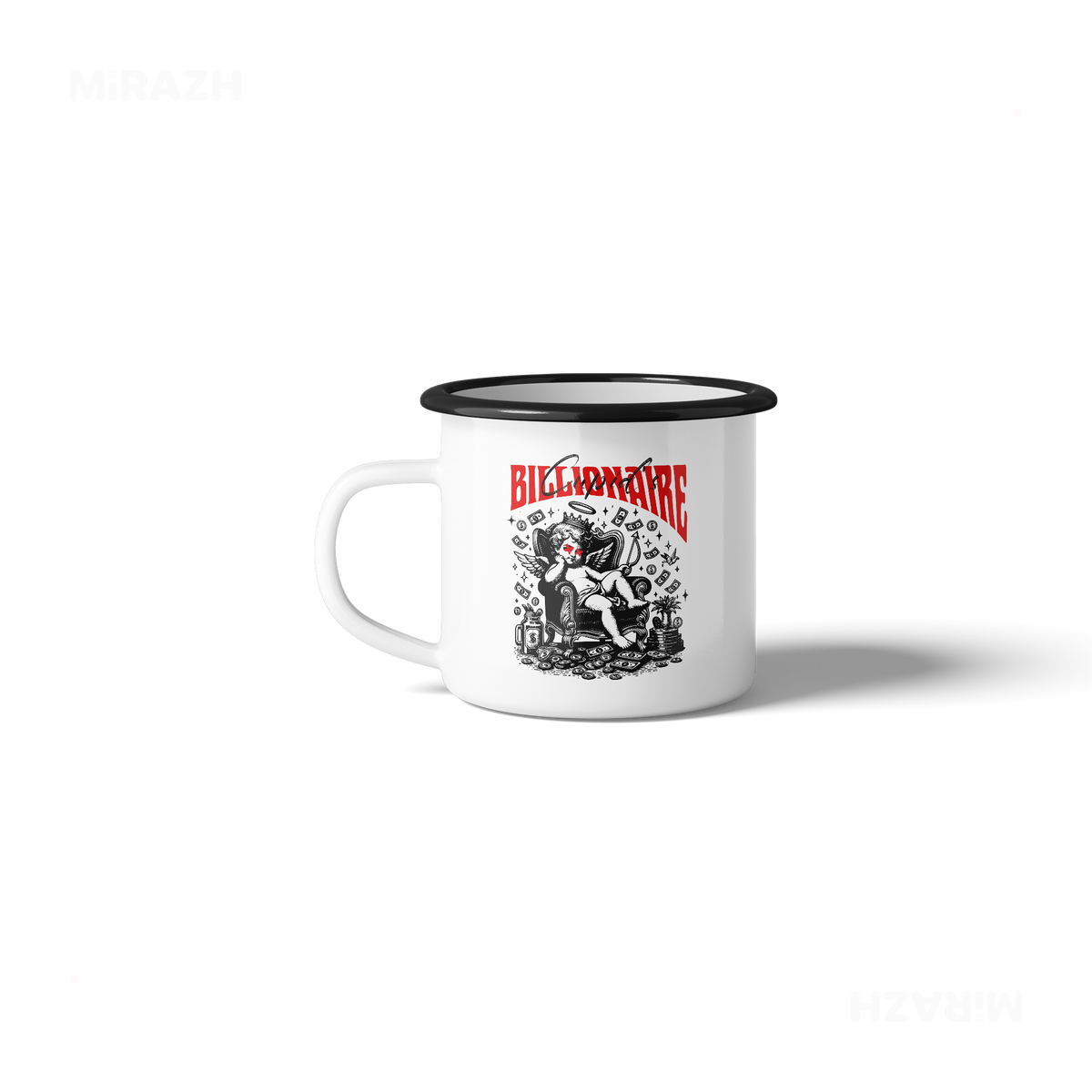CupidCashThrone Enamel Camping Mug 03