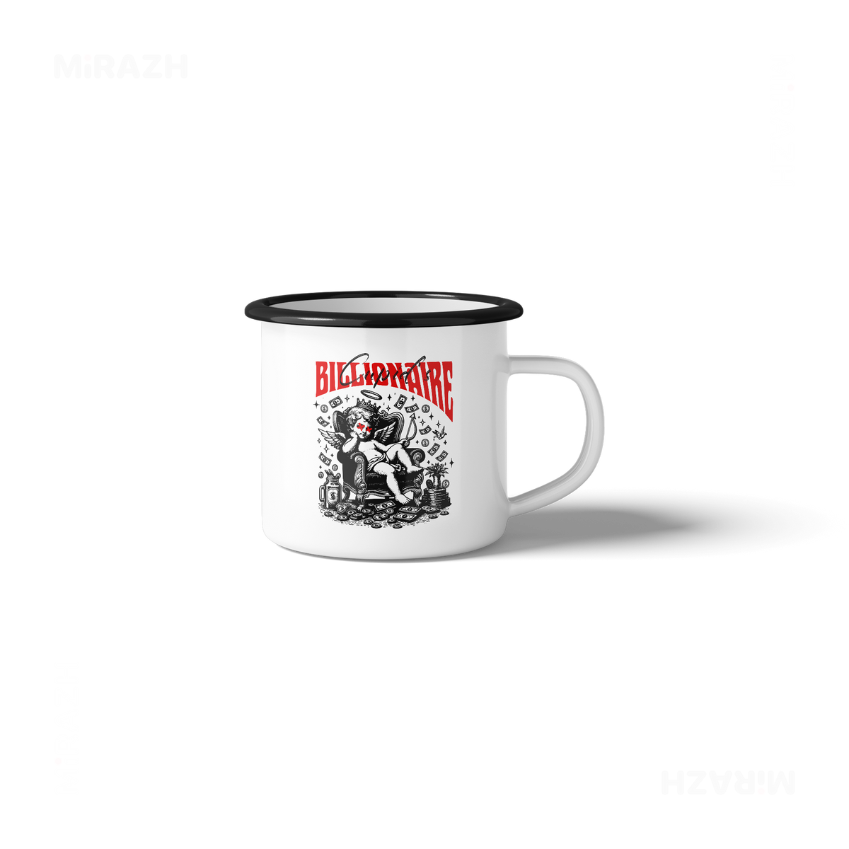 CupidCashThrone Enamel Camping Mug 04