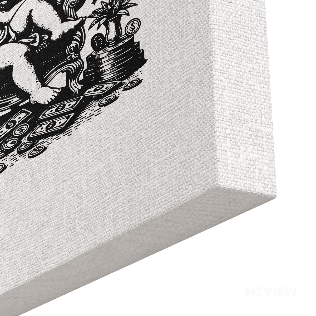 CupidCashThrone Frameless Canvas 02