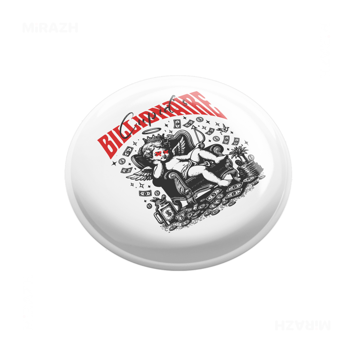 CupidCashThrone Pin Buttons 03 Round