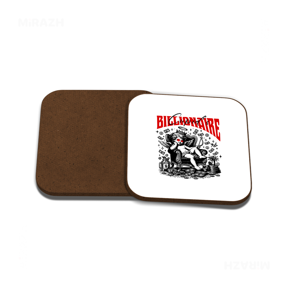 CupidCashThrone Semi Glossy Coaster 05
