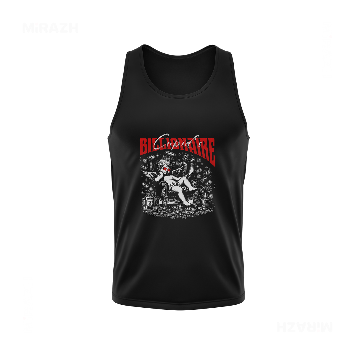 CupidCashThrone Tank Tops 01 Black