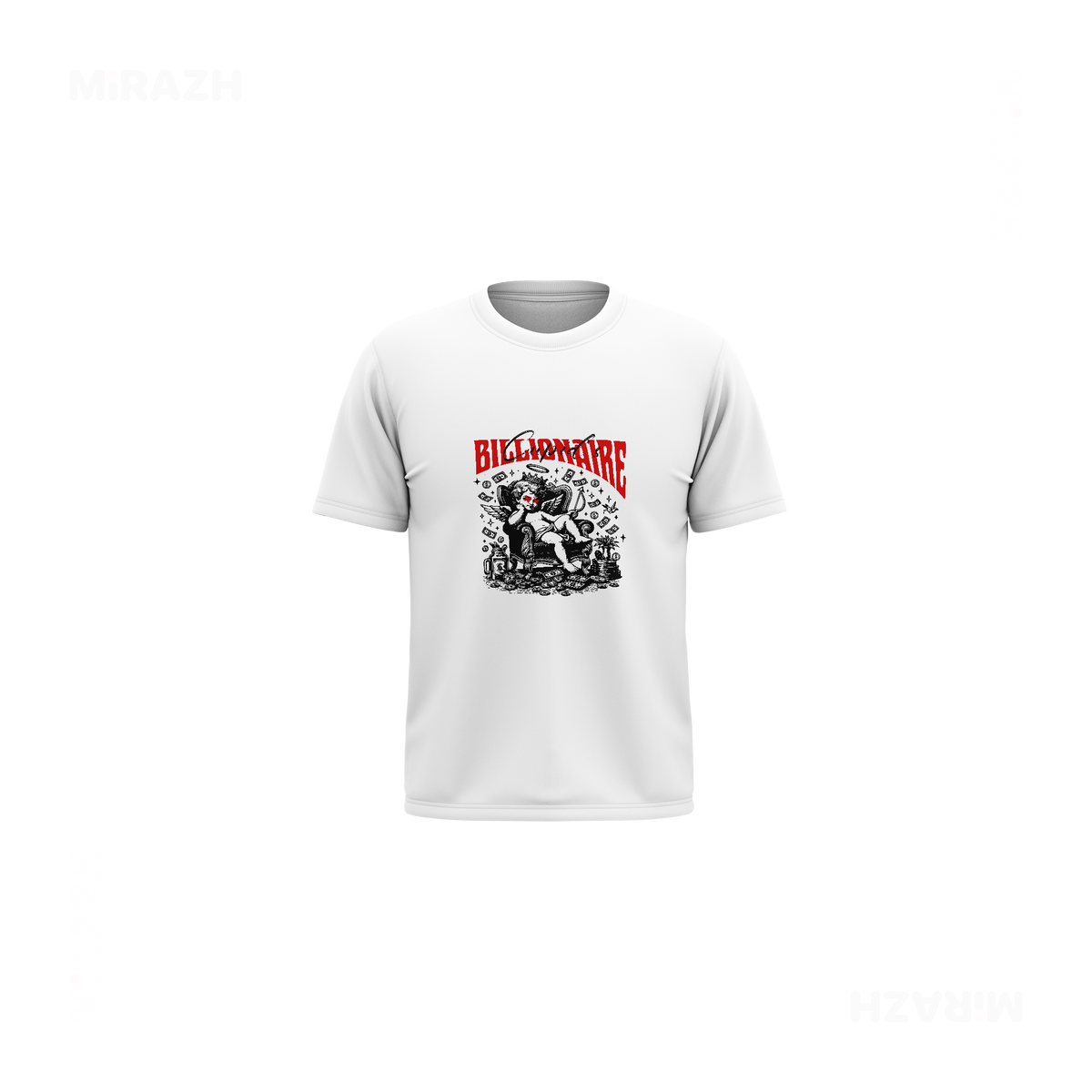 CupidCashThrone Toddler T Shirt 01 White