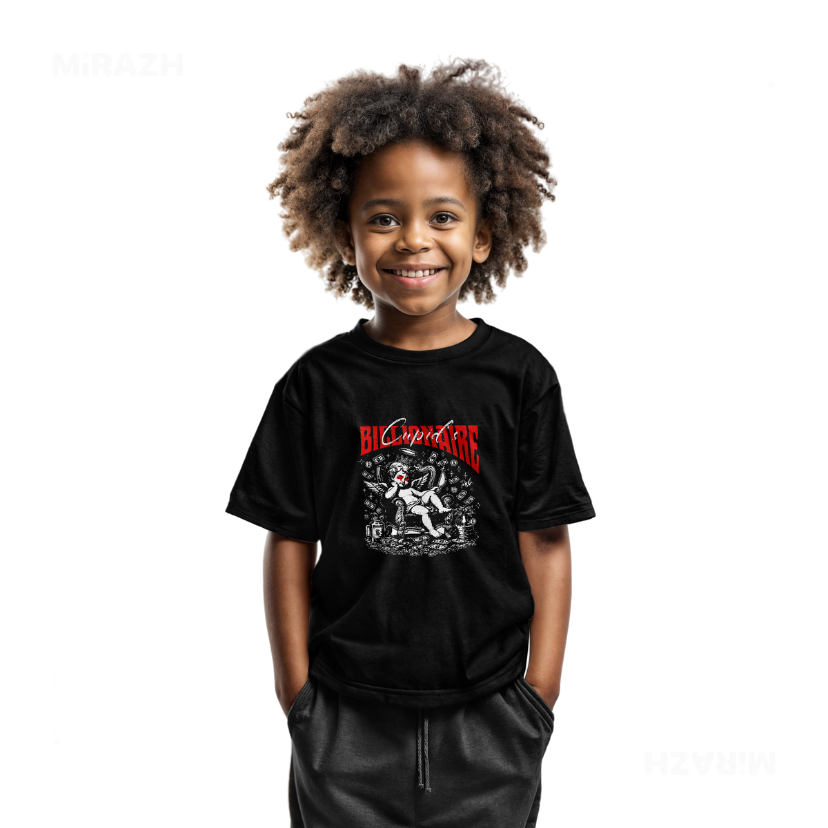 CupidCashThrone Toddler T Shirt 05 Black