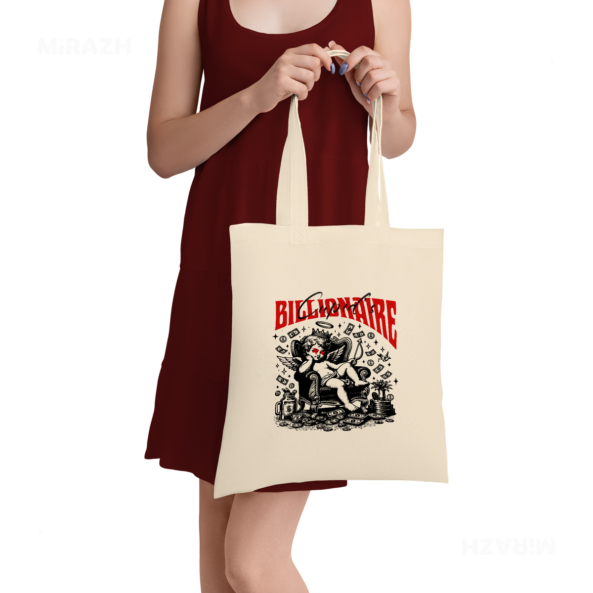 CupidCashThrone Tote Bags 05 Natural