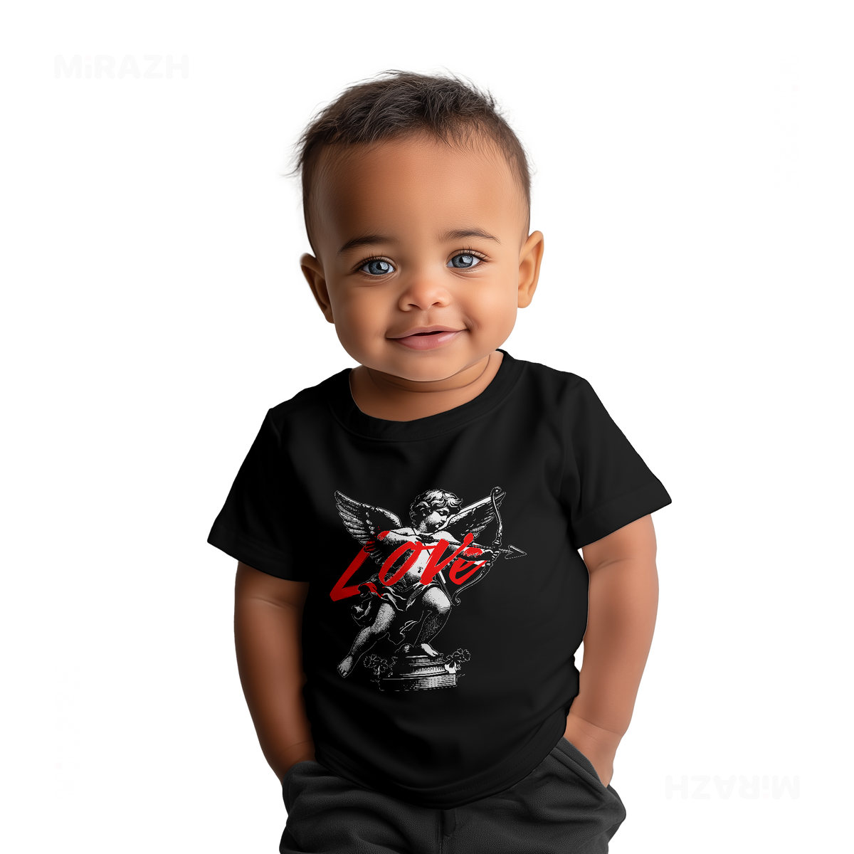 CupidLoveStruck Baby T Shirt 05 Black
