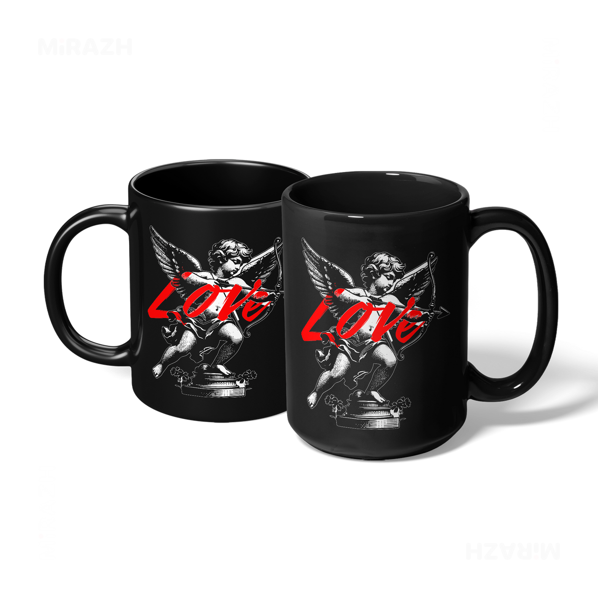 CupidLoveStruck Ceramic Mug 07 Black