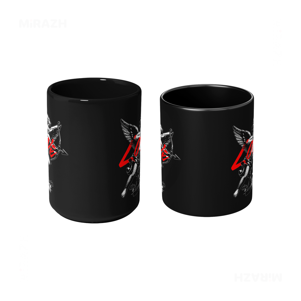 CupidLoveStruck Ceramic Mug 09 Black