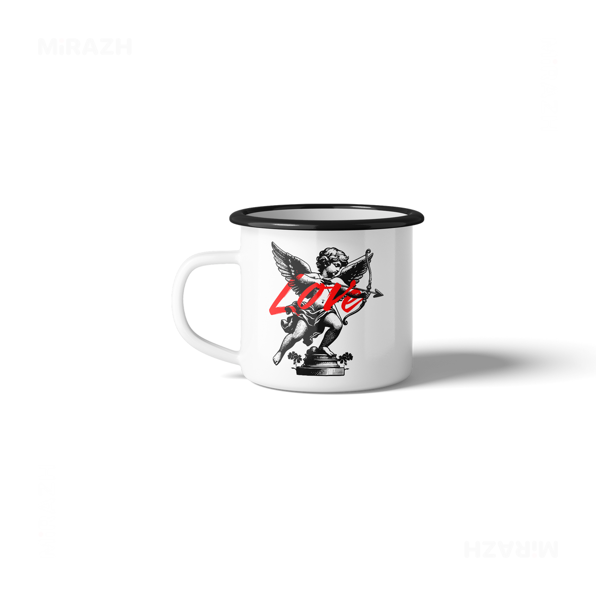 CupidLoveStruck Enamel Camping Mug 03