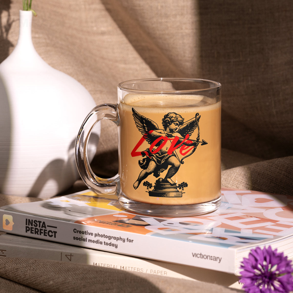 CupidLoveStruck Glass Mug 02