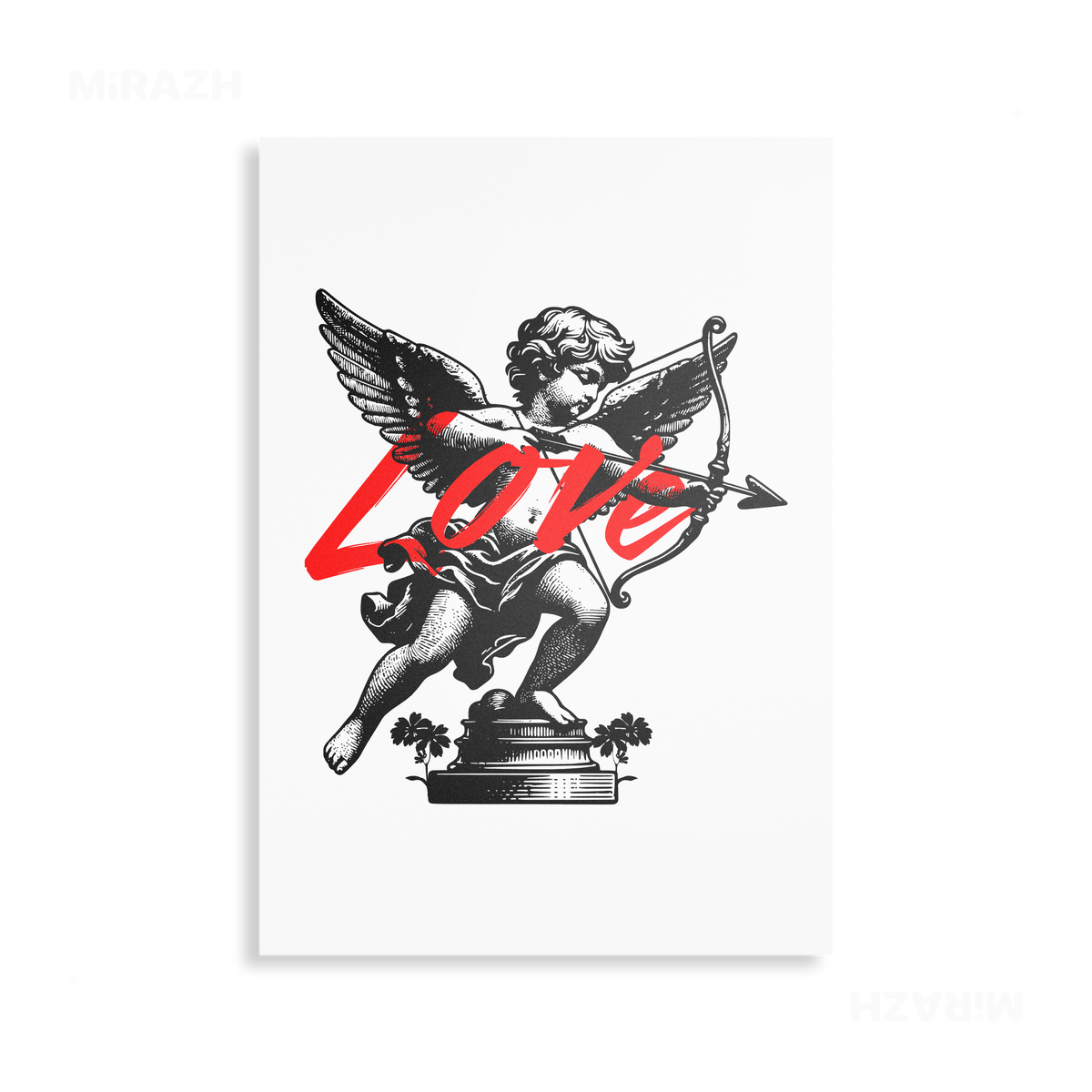 CupidLoveStruck Metallic Print 01 Aluminum