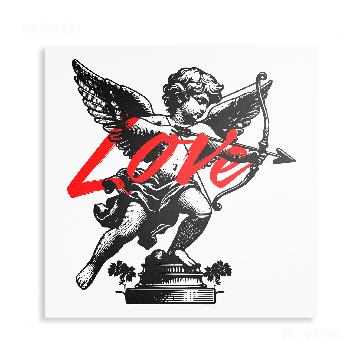 CupidLoveStruck Metallic Print 04 Aluminum