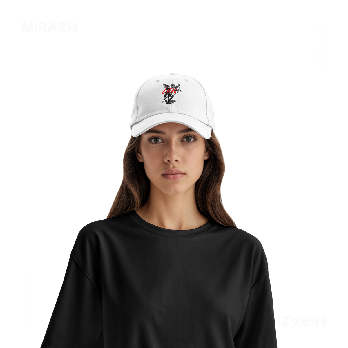 CupidLoveStruck Snapback Caps 07 White DTF